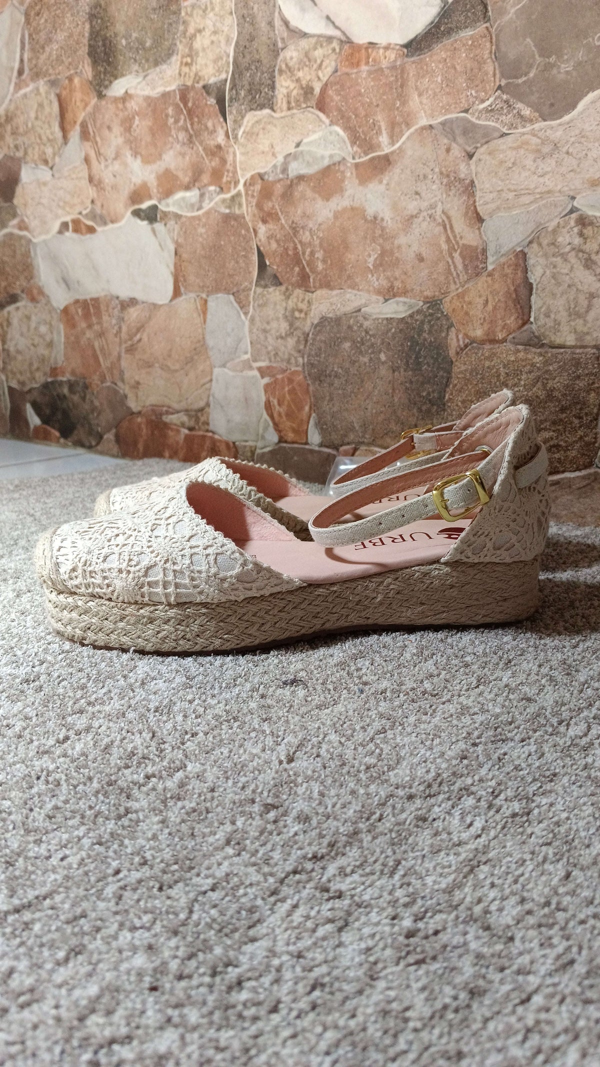 Baleta Coral raíces beige Urbe Alpargatas 