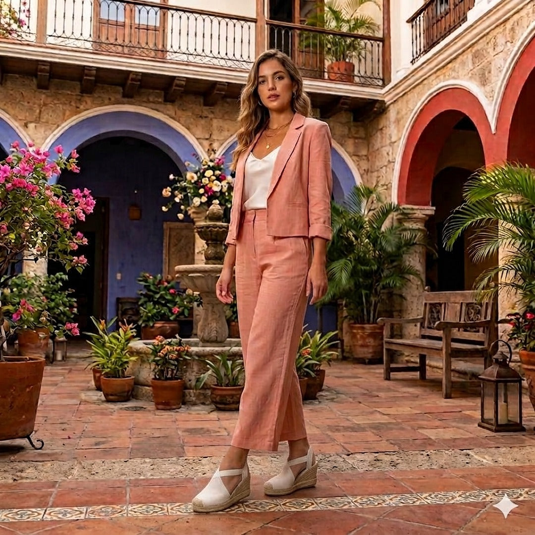 Alpargata Cuña Xioma Blanco