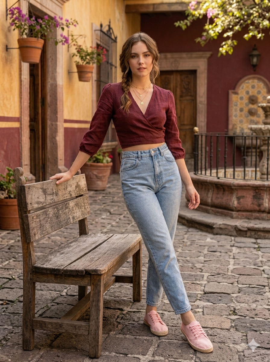 Tenis Flora Rosa