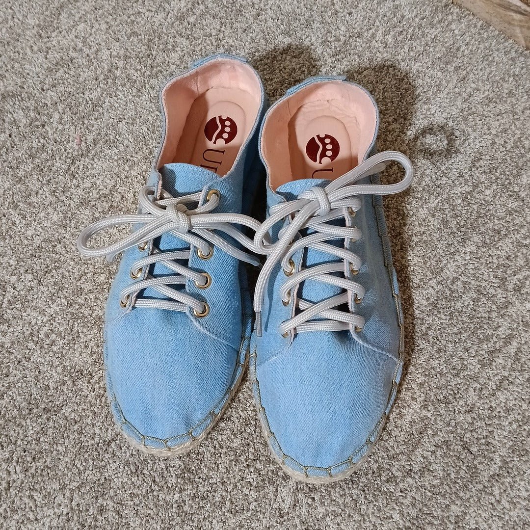 Tenis Flora Azul Glaciar